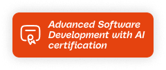 Advanced Software Development with AI certification badge