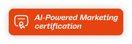 AI powered marketing certification badge