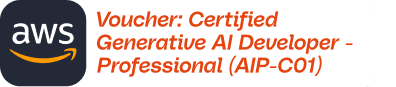 Voucher: Certified Generative AI Developer - Professional (AIP-C01) - AWS Logo