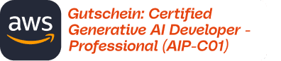 Gutschein für AWS Certified Generative AI Developer Professional